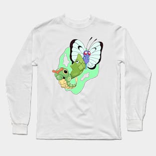 Butterfly be fre (green) Long Sleeve T-Shirt